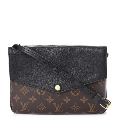 Louis Vuitton Monogram Twice Pochette Black 1 of 10