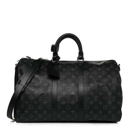 Louis Vuitton Monogram Eclipse Keepall Bandouliere 45 1 of 14