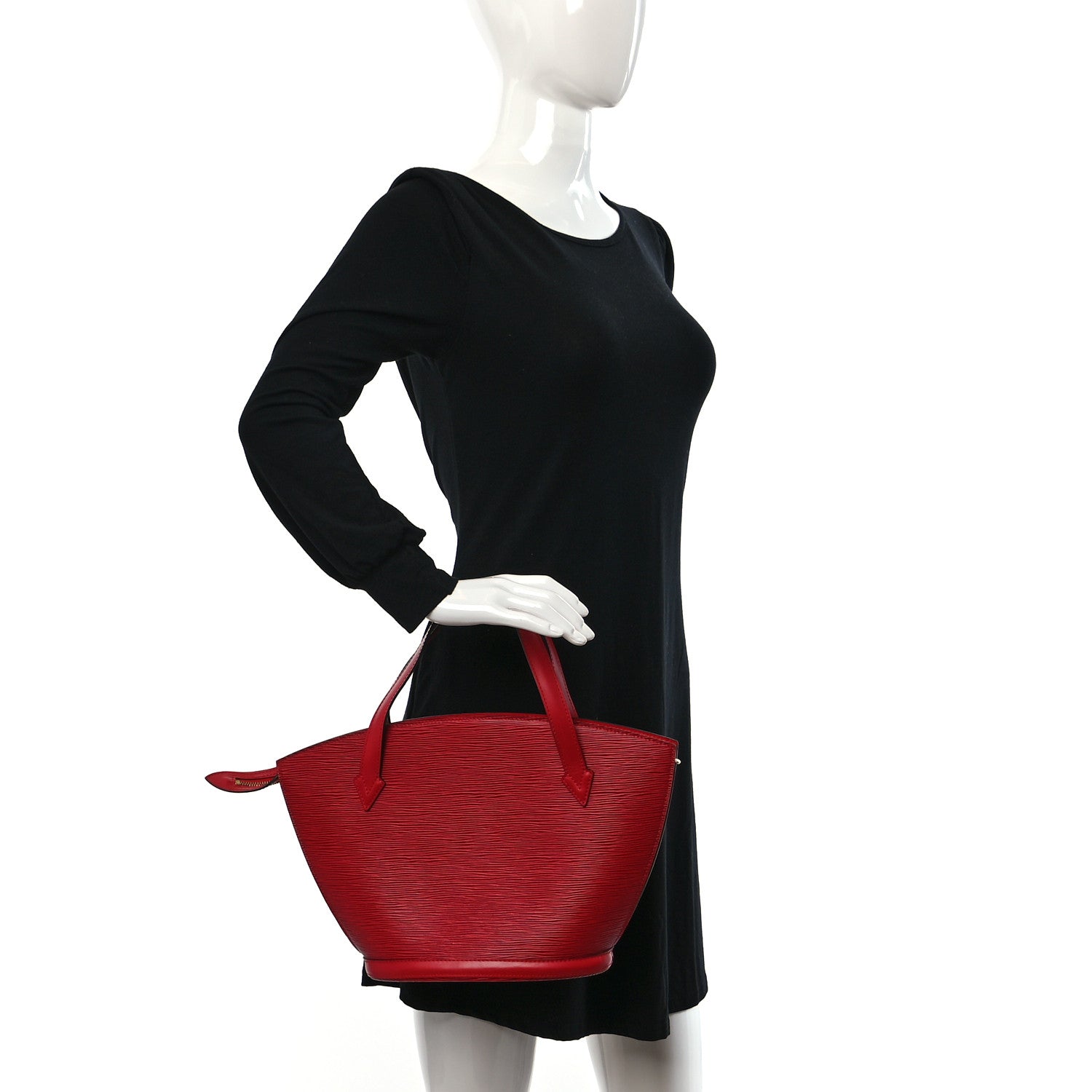 Louis Vuitton Epi Saint Jacques PM Castillan Red 2 of 9
