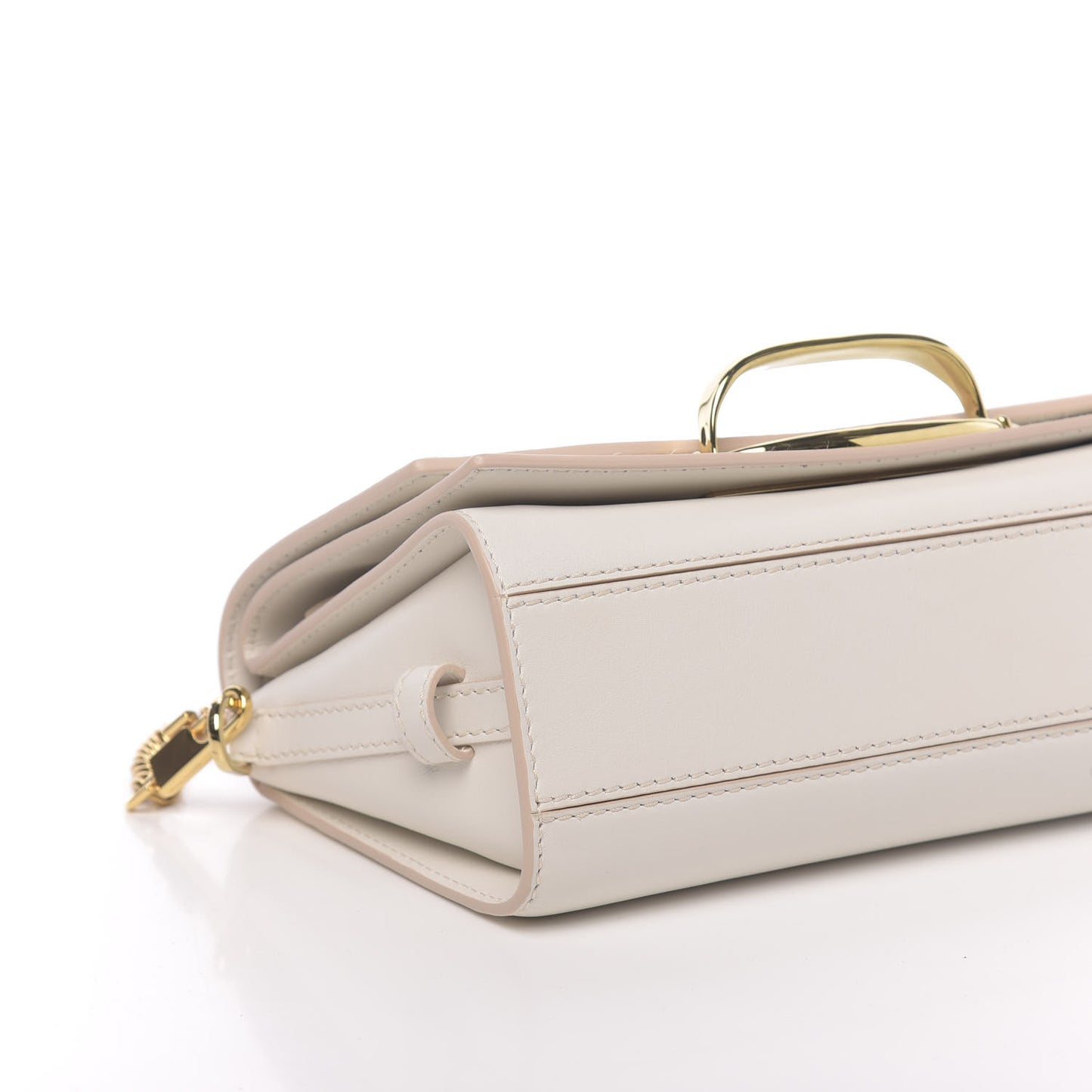 Calfskin The Story Shoulder Bag Deep Ivory
