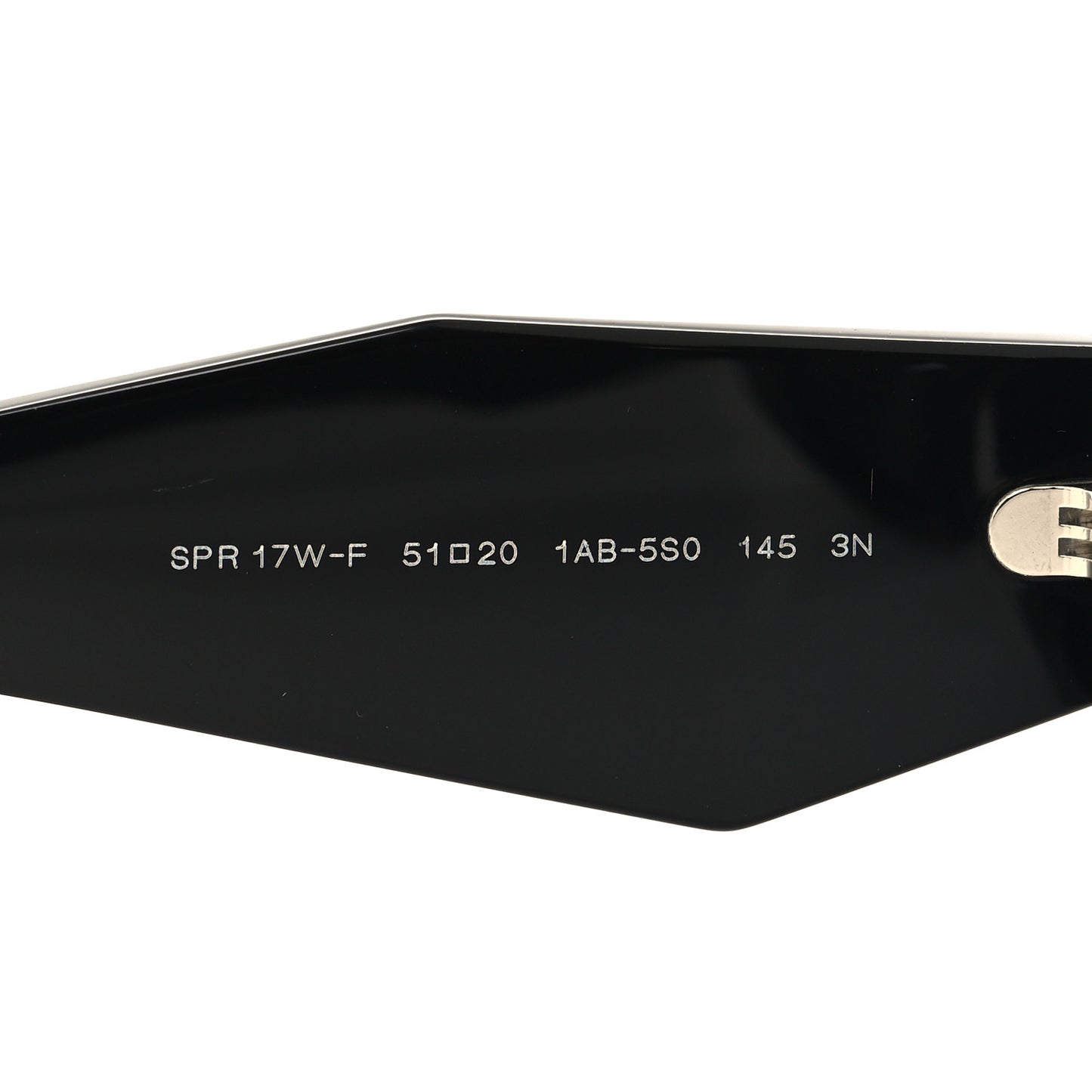 Acetate Symbole Sunglasses SPR 17W Black