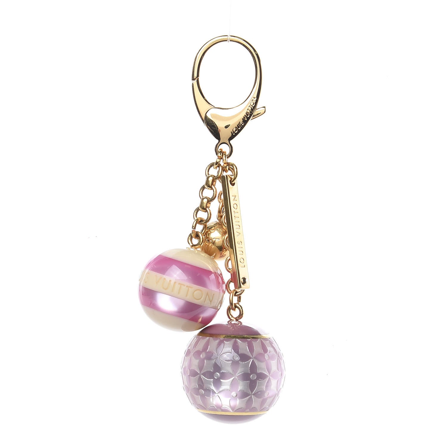 Louis Vuitton Mini Lin Croisette Bag Charm Violet 1 of 3