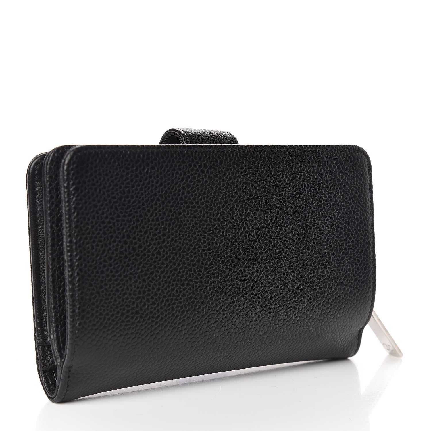 Chanel Caviar Timeless CC Zipped Pocket Wallet Black 3 of 8
