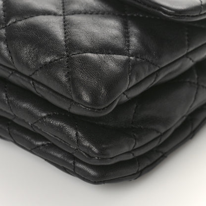 Chanel Lambskin Quilted Small Pillow Crush Flap Black 9 of 9