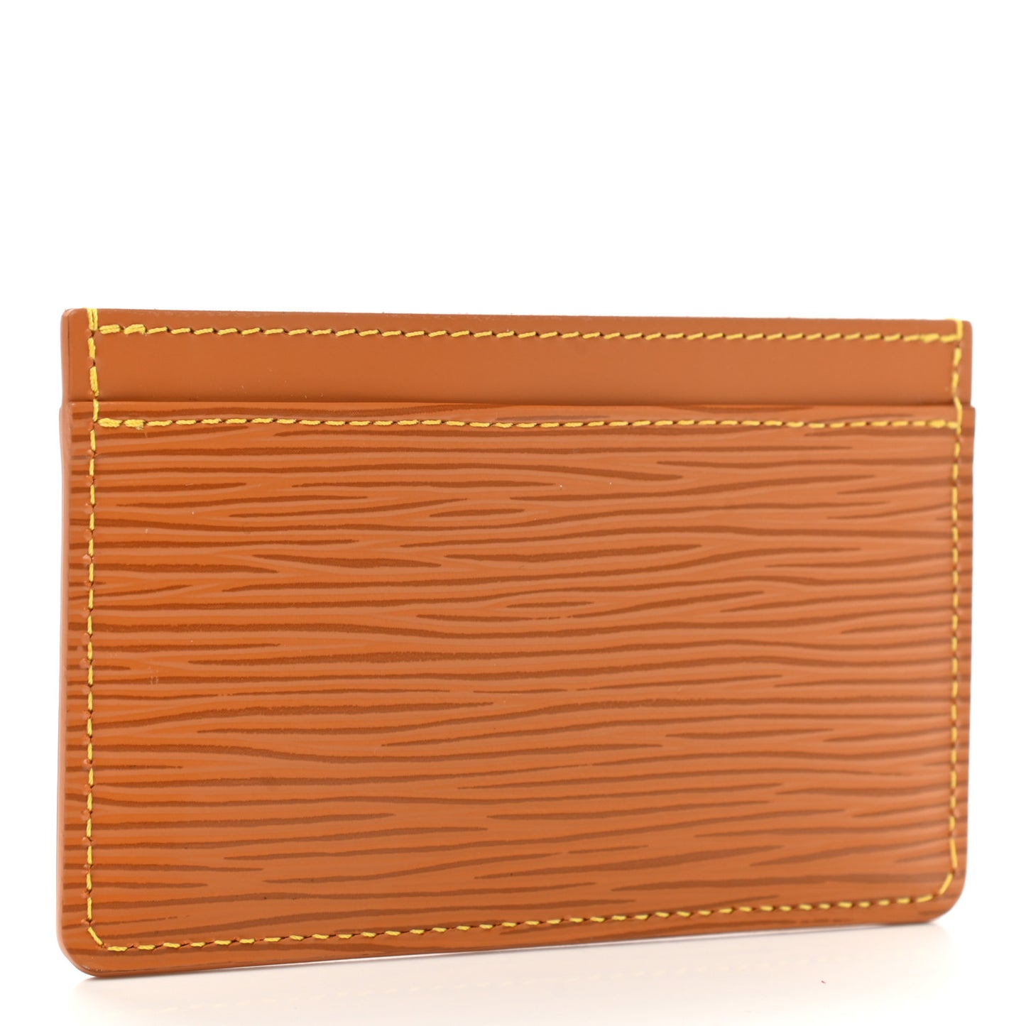 Epi Card Holder Honey Gold