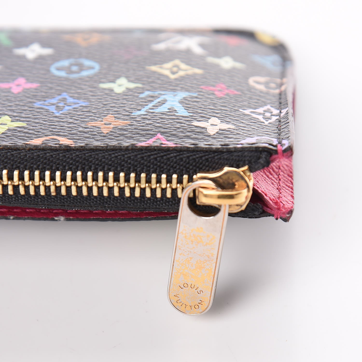 Louis Vuitton Monogram Multicolor Key Pouch Black Grenade 8 of 12