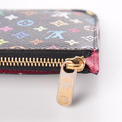 Louis Vuitton Monogram Multicolor Key Pouch Black Grenade 8 of 12