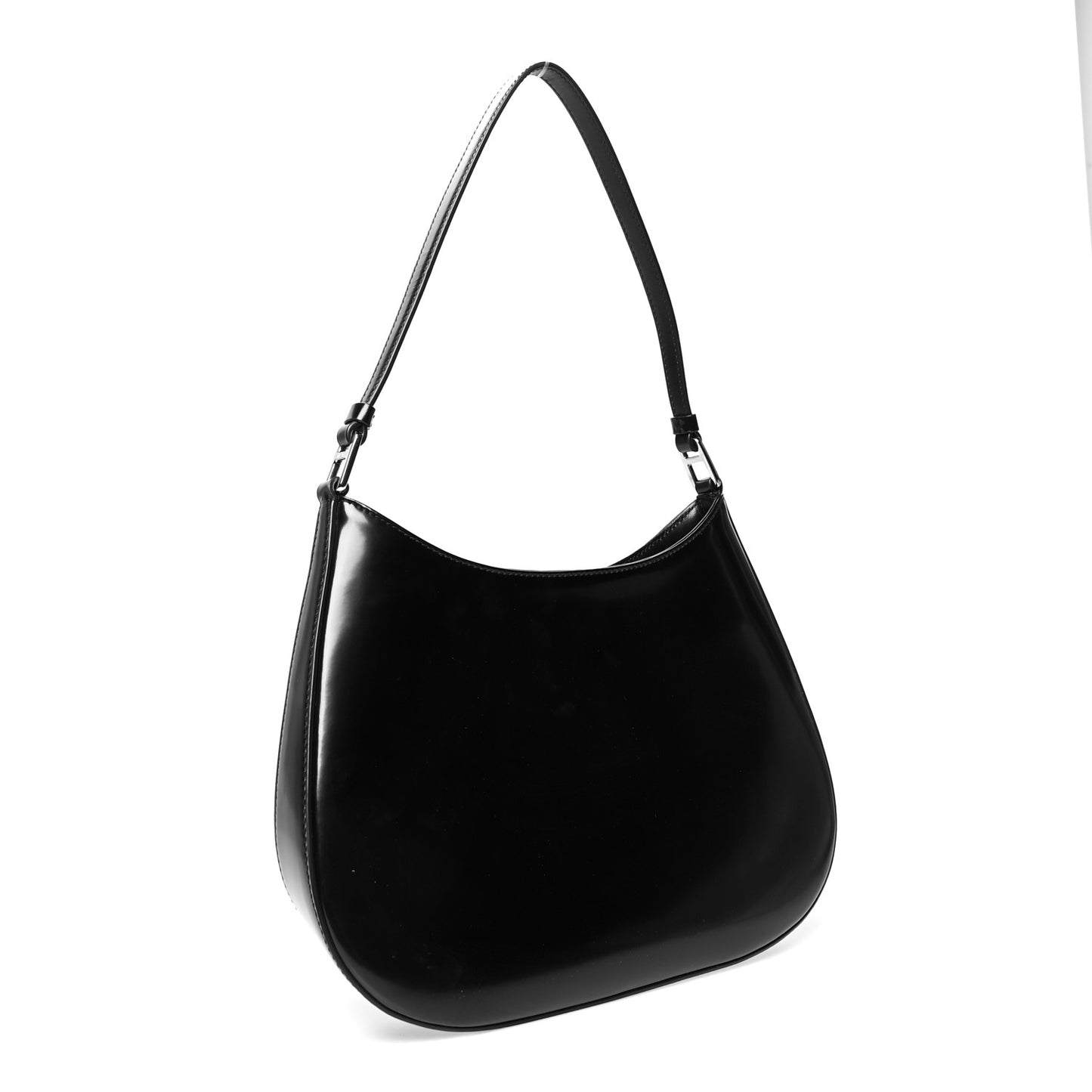 Spazzolato Cleo Shoulder Bag Black