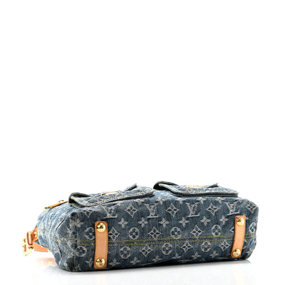 Louis Vuitton Denim Baggy GM Blue 4 of 13