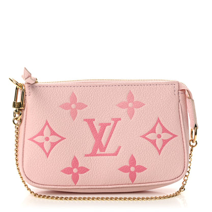 Louis Vuitton Empreinte Monogram Giant By The Pool Mini Pochette Accessories Bouton De Rose 1 of 6