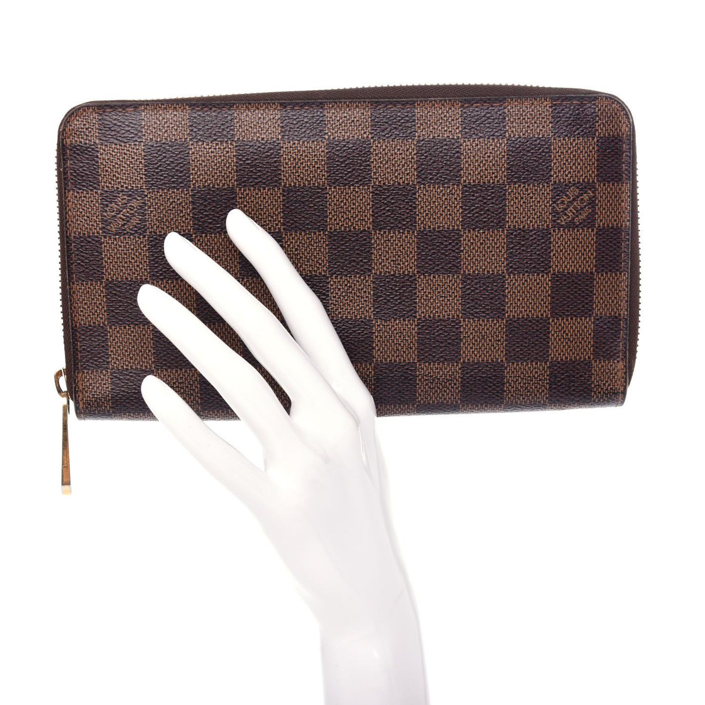 Damier Ebene Zippy Organizer Wallet