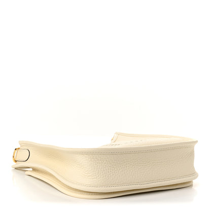Hermes Taurillon Clemence Evelyne 23 Poche III Cream 4 of 11