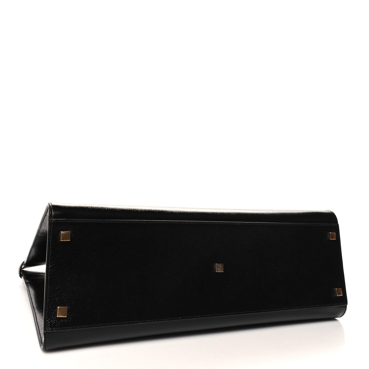 Calfskin Medium Manhattan Shopper Tote Black