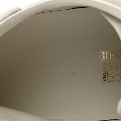 Gucci Calfskin Interlocking G Perforated Womens Ace Sneakers 36.5 White Grey Sky 6 of 10