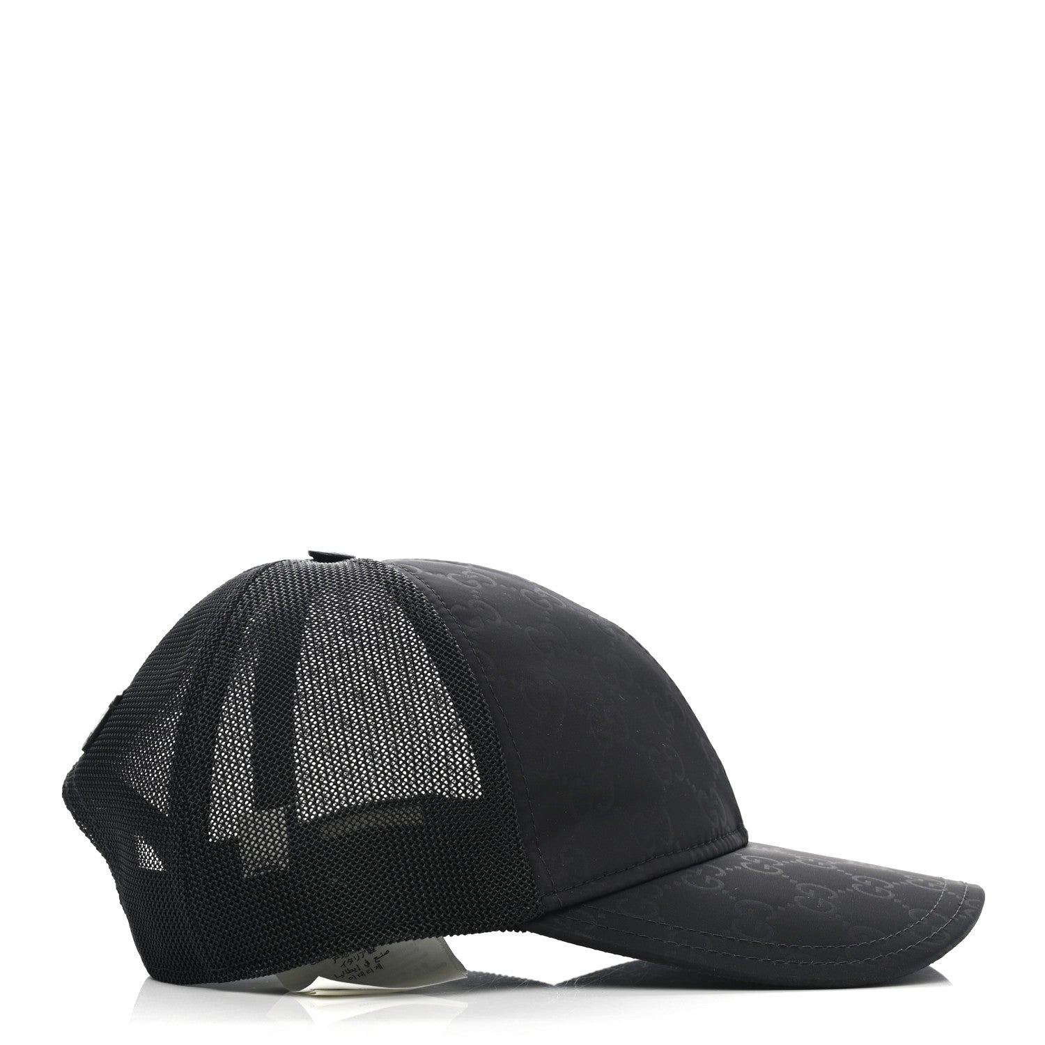 Gucci Nylon Monogram Baseball Hat L Black 5 of 11