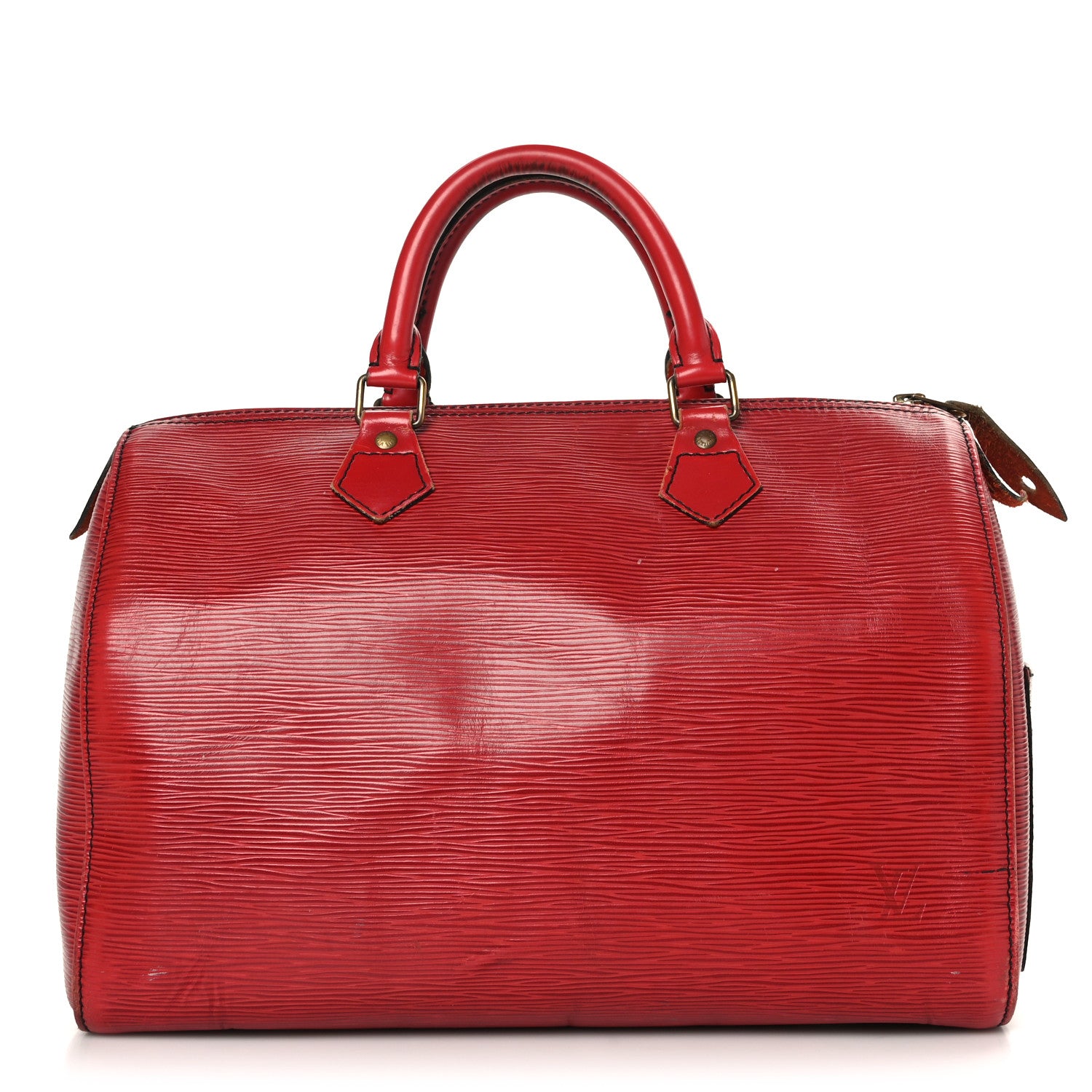 Louis Vuitton Epi Speedy 30 Castillan Red 1 of 14
