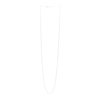 Tiffany 18K Rose Gold Oval Link Chain Necklace 36" 3 of 4