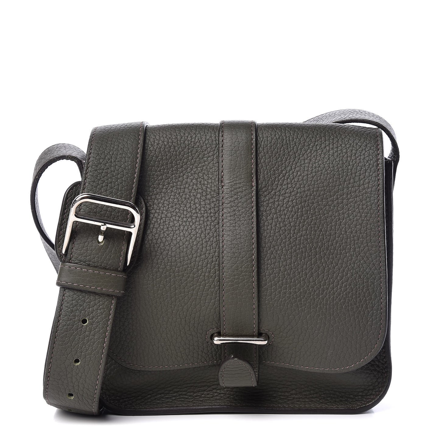 Taurillon Clemence Steve Pochette Vert De Gris