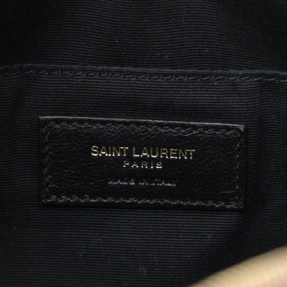 Saint Laurent Calfskin Matelasse Monogram Lou Camera Bag Dark Latte 6 of 11
