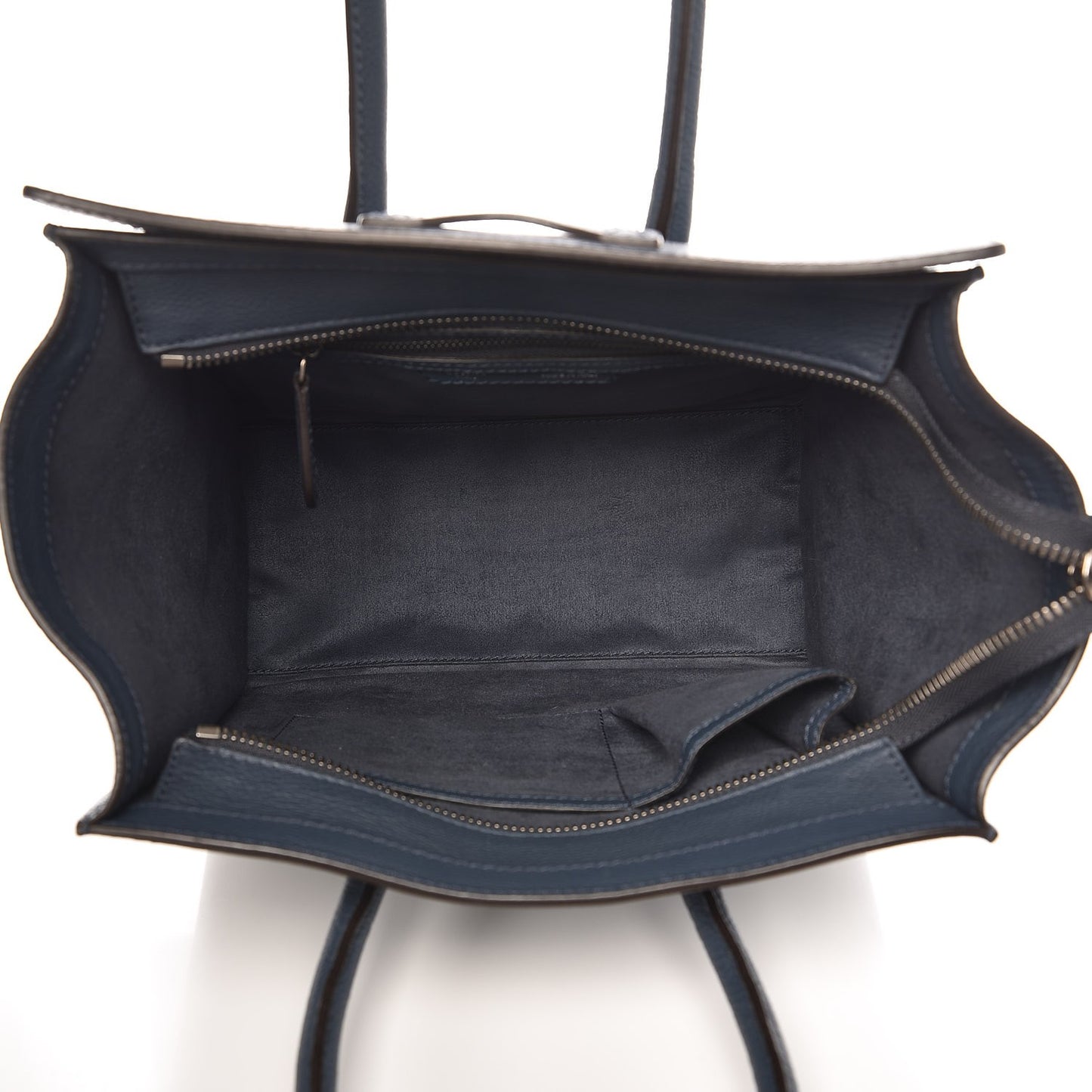 Drummed Calfskin Micro Luggage Orage