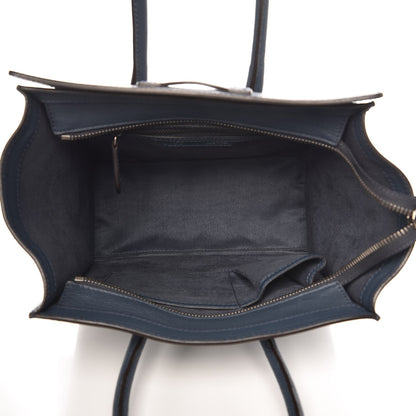 Celine Drummed Calfskin Micro Luggage Orage 5 of 11