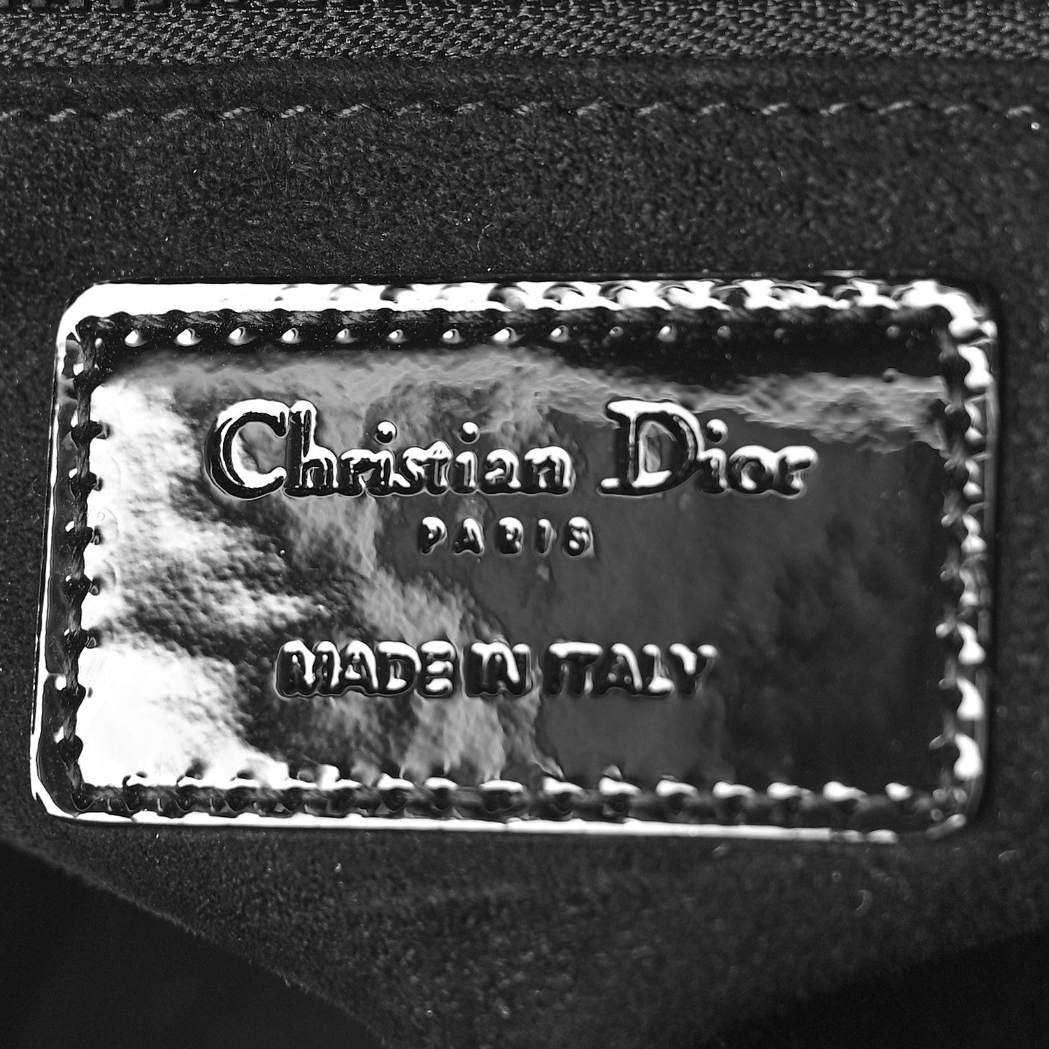 Christian Dior Ultraglossy Patent Cannage Medium Lady Dior Black 6 of 9