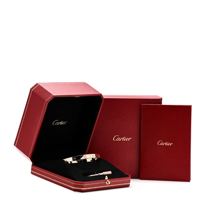 Cartier 18K Pink Gold LOVE Bracelet 19 9 of 9