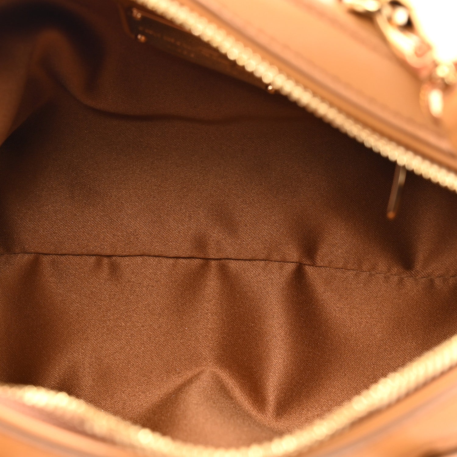 Salvatore Ferragamo Calfskin Small Fiamma Bag Brown 5 of 9