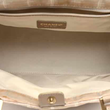 Chanel Nylon Travel Shoulder Bag Beige 5 of 9