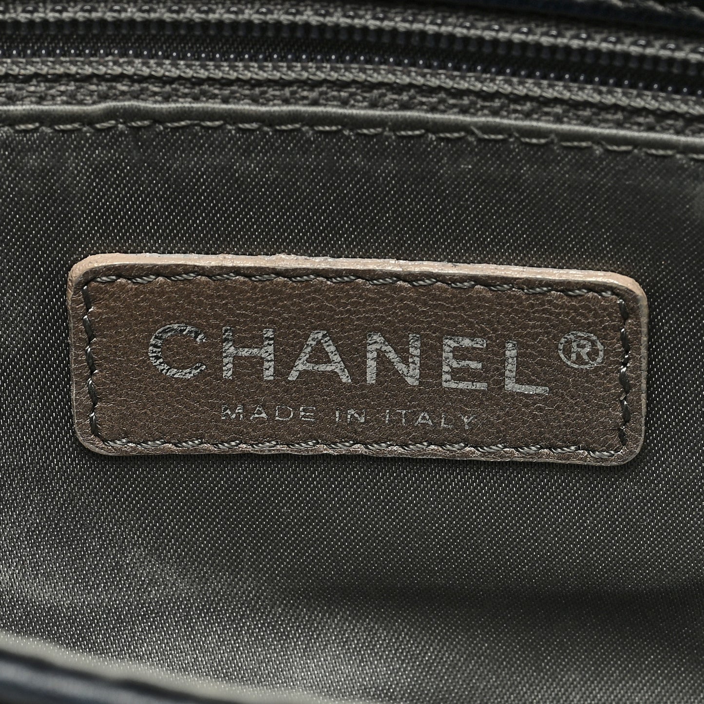Lambskin Rock And Cabaret Chain Fringe Flap Black