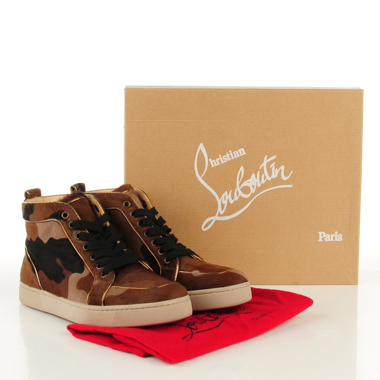 Pony Hair Camo Rantus Orlato Flat Sneakers 37