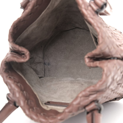 Bottega Veneta Nappa Intrecciato Double Handle Bucket Bag Brown 5 of 12