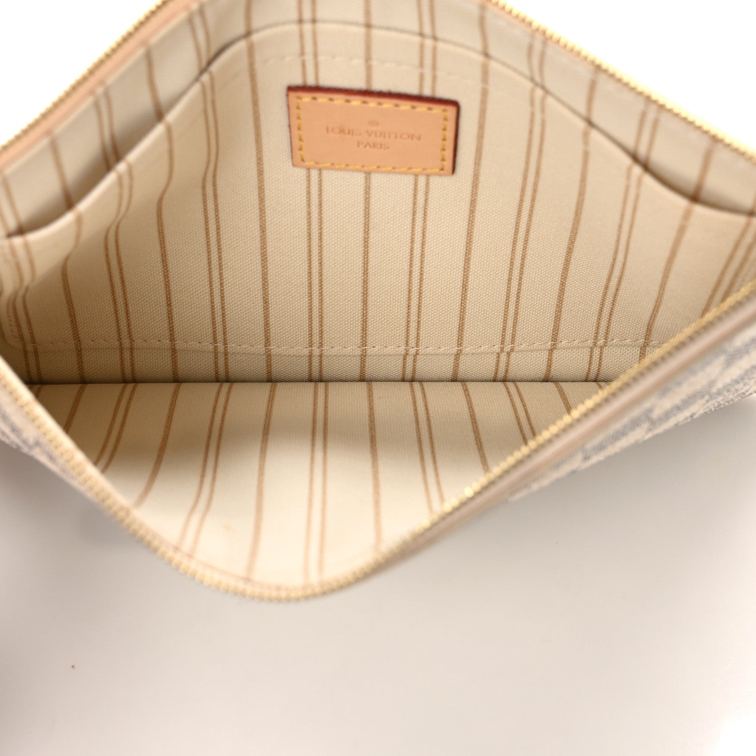 Louis Vuitton Damier Azur Neverfull MM GM Pochette 4 of 8