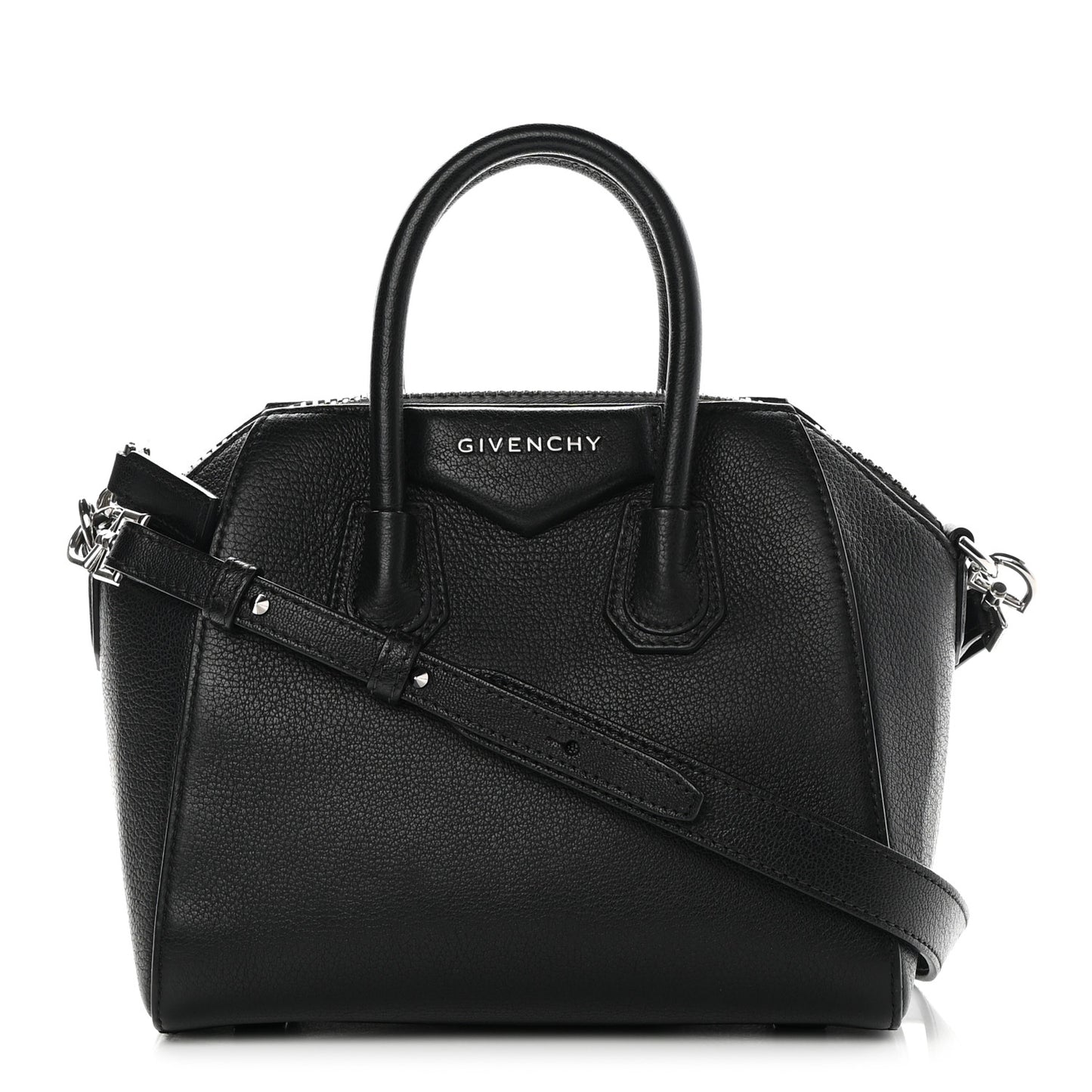 Sugar Goatskin Mini Antigona Black