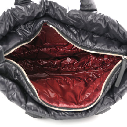 Chanel Nylon Quilted Large Coco Cocoon Tote Black 5 of 10