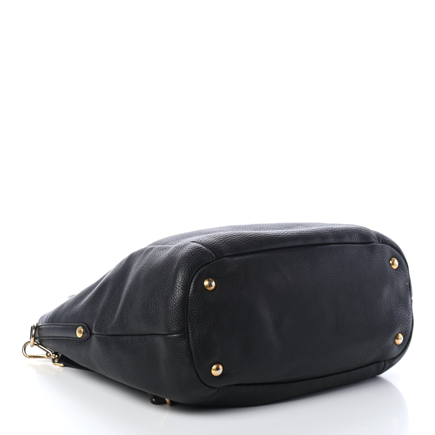 Prada Vitello Daino Tote Black 3 of 4