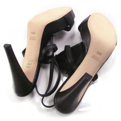 Gucci Leather Icon T Strap Heels 38.5 5 of 8