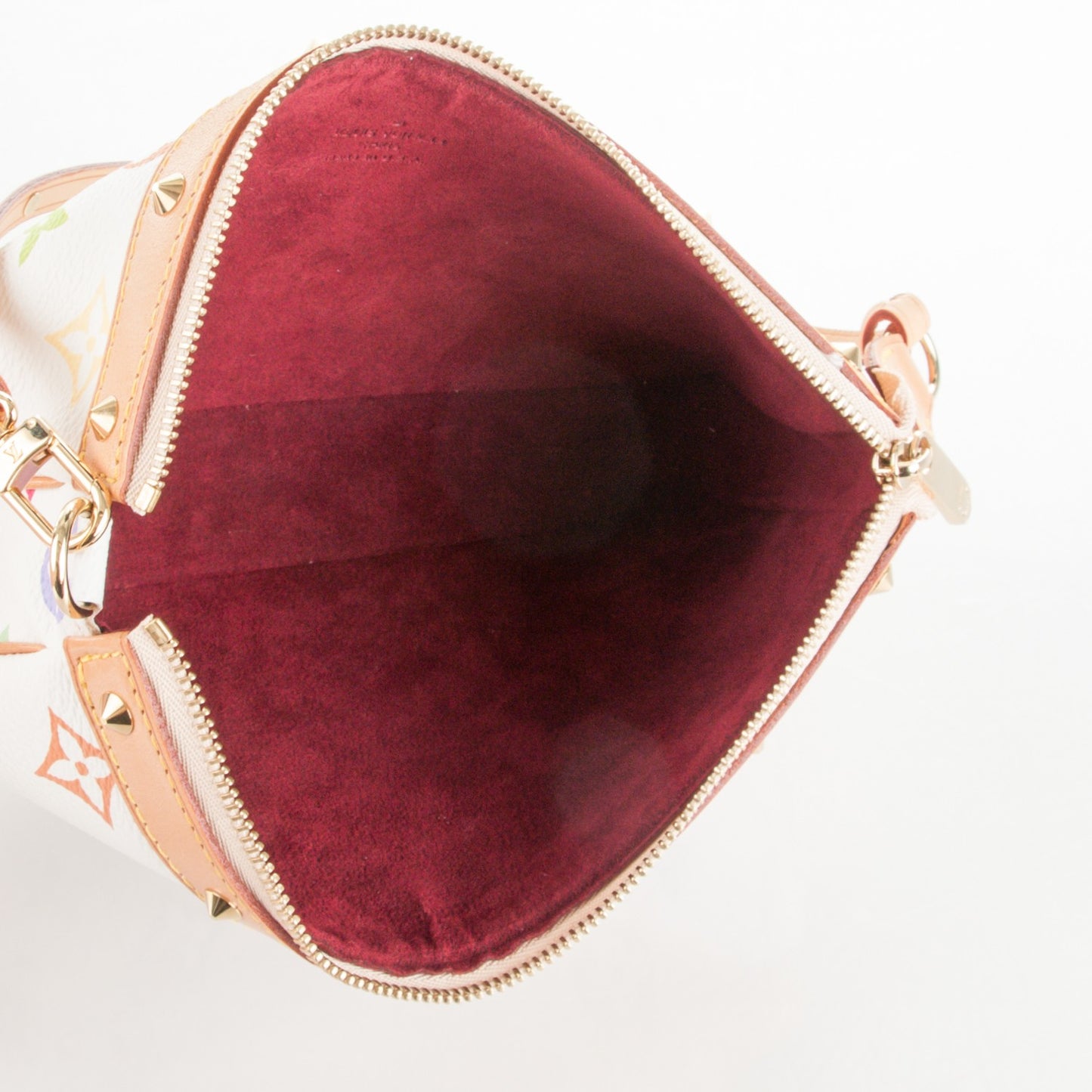 Monogram Multicolor Pochette Accessories White