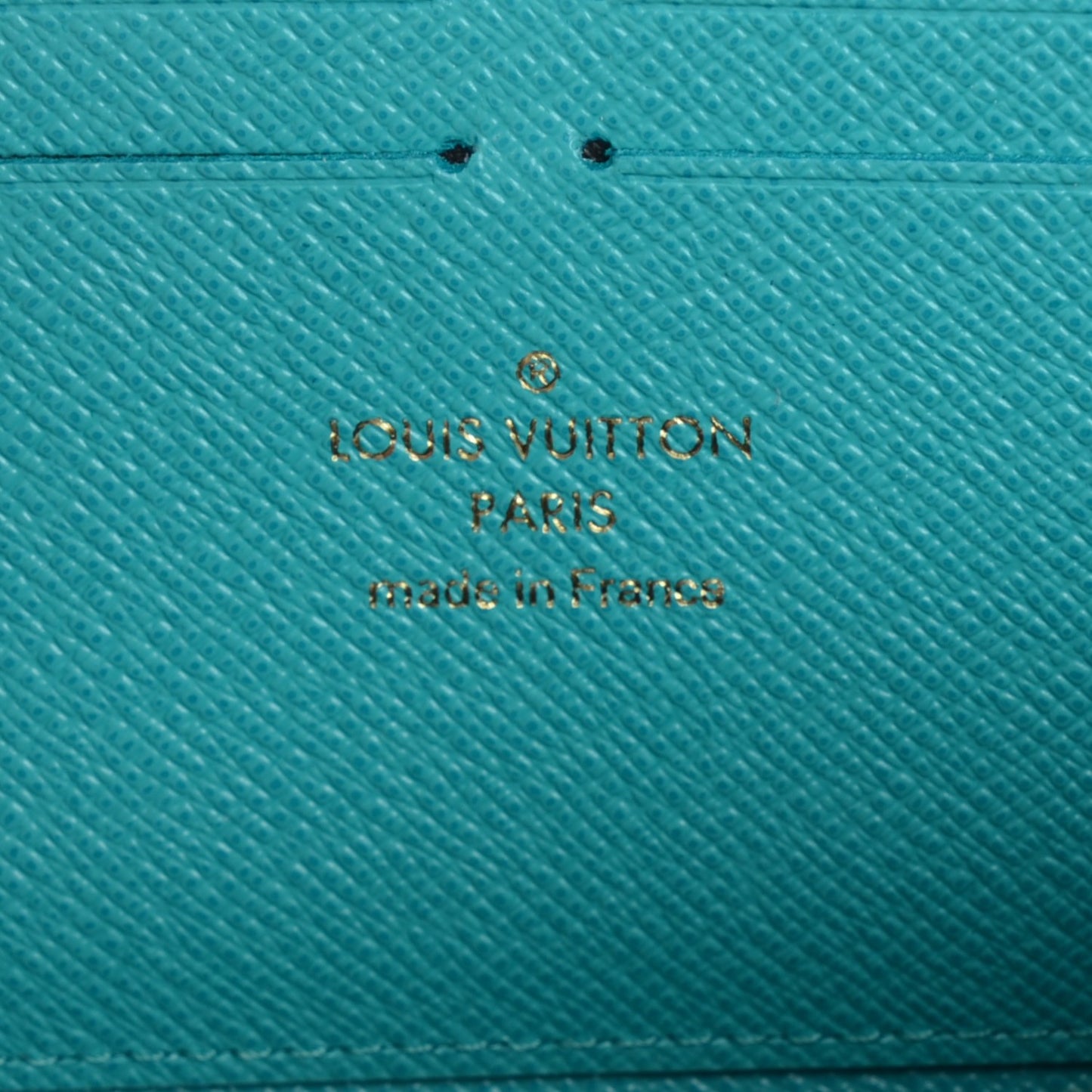 Monogram Clemence Wallet Turquoise
