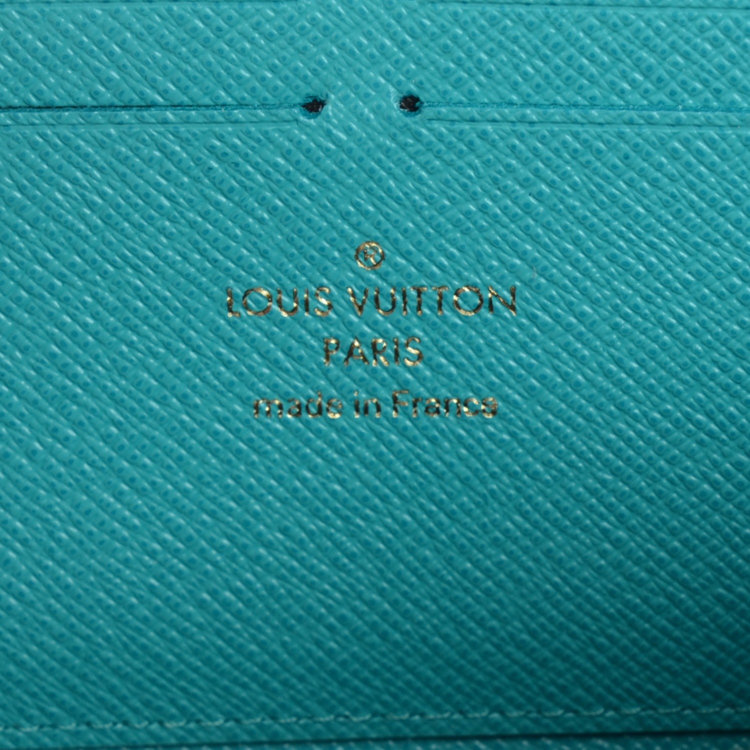 Louis Vuitton Monogram Clemence Wallet Turquoise 6 of 7