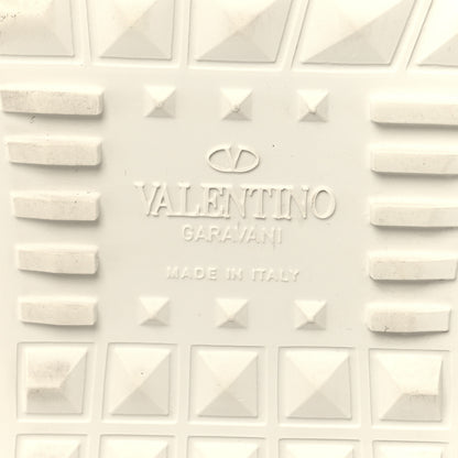 Valentino Garavani Calfskin Rockstud Untitled Open Sneakers 37.5 White 7 of 10