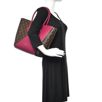 Louis Vuitton Calfskin Monogram Kimono Tote Grape 2 of 9
