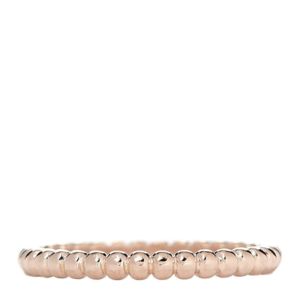 Van Cleef & Arpels 18K Rose Gold Small Perlee Ring 48 4.5 3 of 4