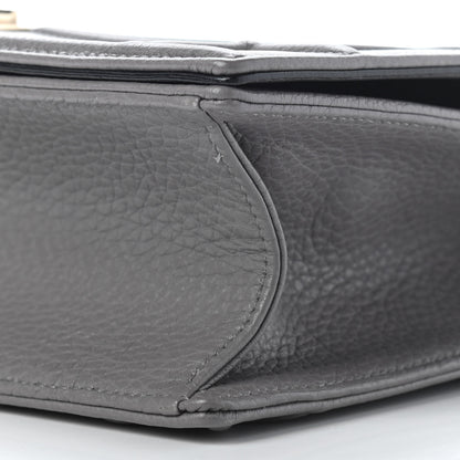 Christian Dior Grained Calfskin Medium Diorama Flap Bag Grey 8 of 8