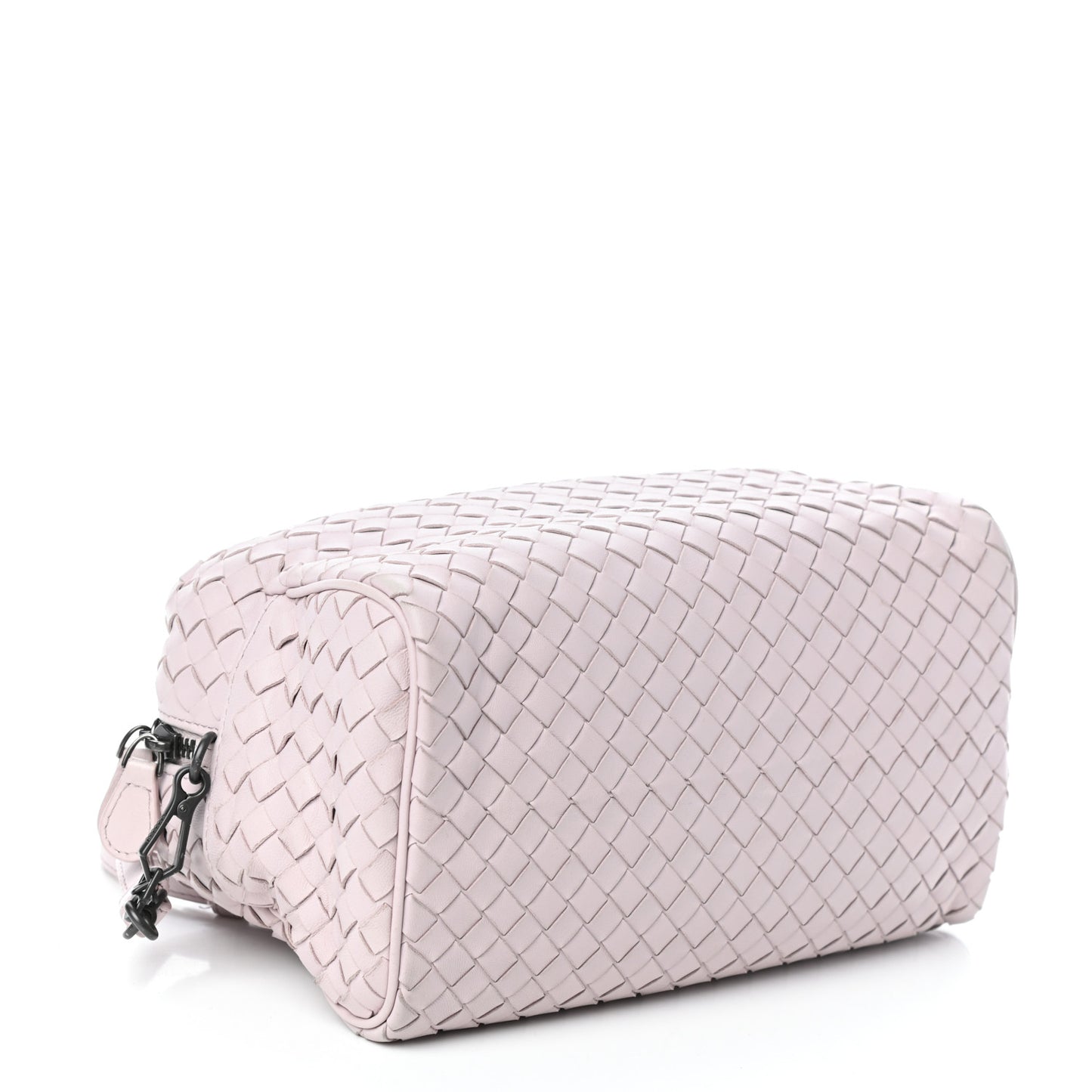 Nappa Intrecciato Mini Top Handle Bag Rose Buvard