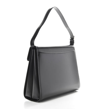 Balenciaga Shiny Box Calfskin Large Ghost Shoulder Bag Black 3 of 10