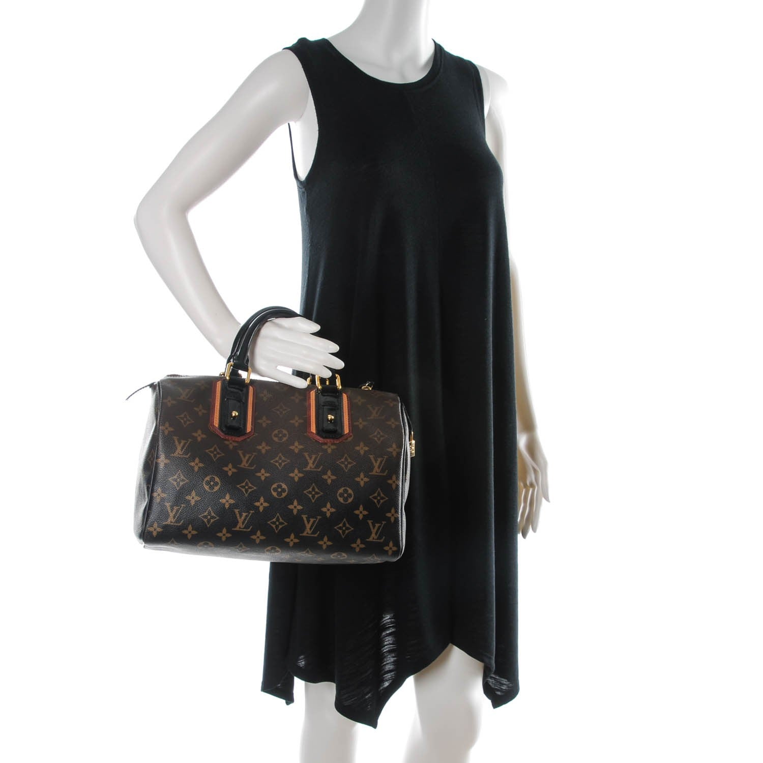 Louis Vuitton Monogram Mirage Speedy 30 Black 2 of 7