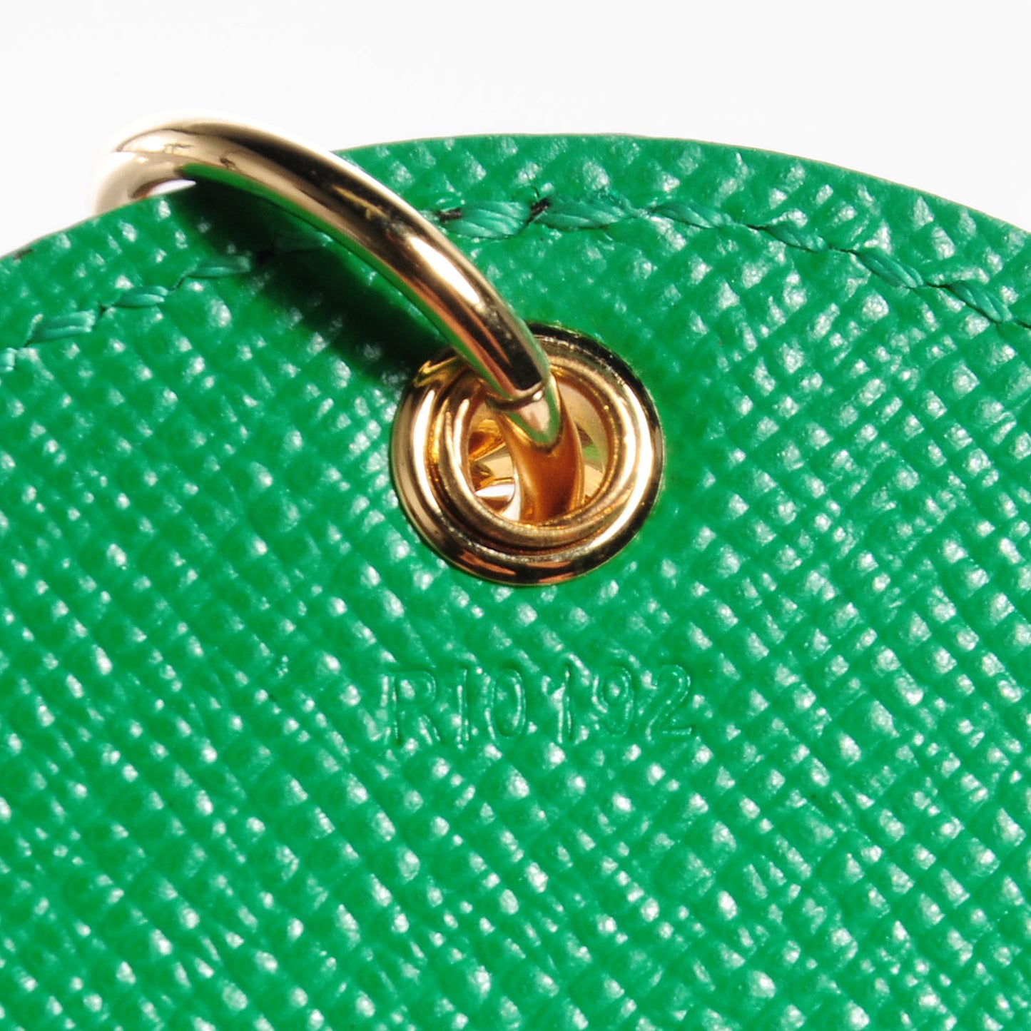 Monogram Kusama Pumpkin Dots Key Ring Green