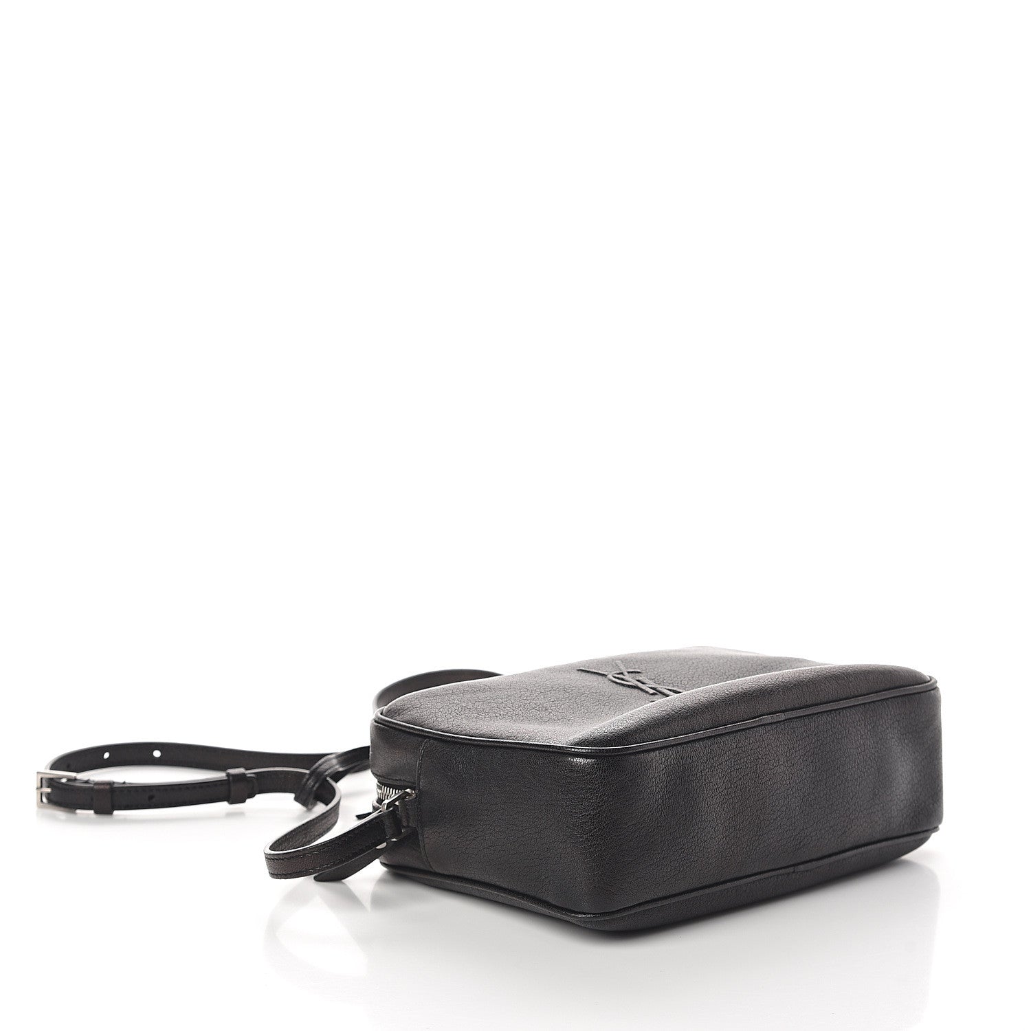 Saint Laurent Lambskin Monogram Small Lou Camera Bag Black 3 of 7