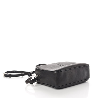 Saint Laurent Lambskin Monogram Small Lou Camera Bag Black 3 of 7